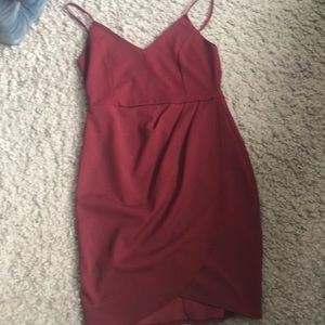 Maroon purple dress from lulus